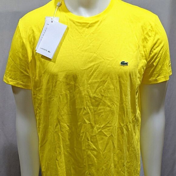 BNWT !!!! Men's Lacoste Crew Neck Pima Cotton Jersey T-Shirt